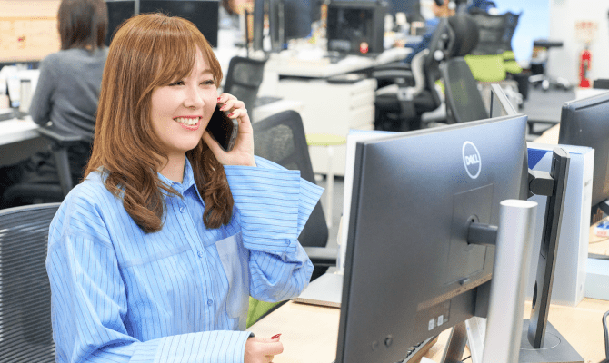 社員1人ひとりが顧客。離れていても、声をかけやすい存在に。